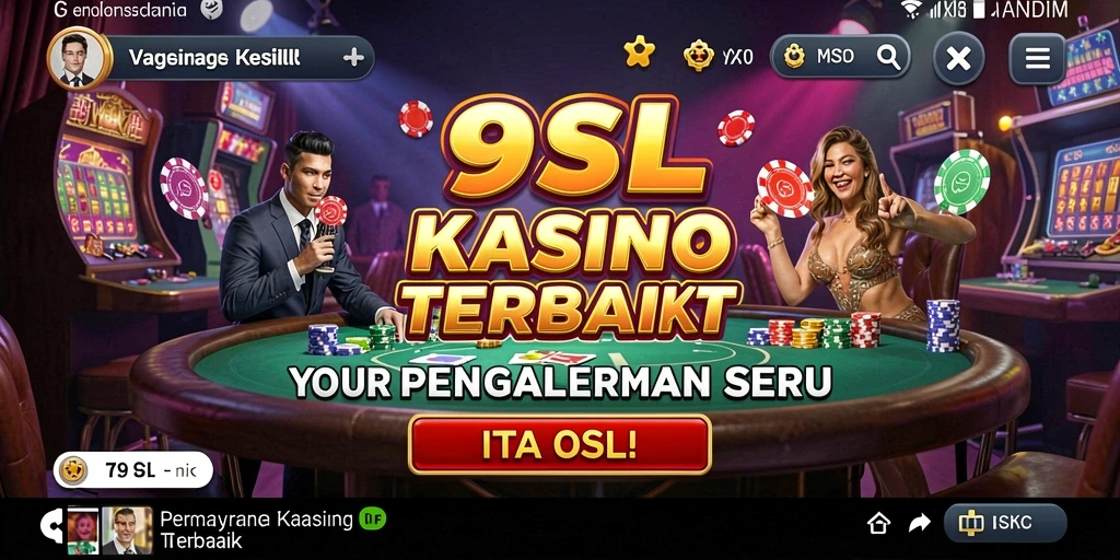 Gameplay seru di 9SL dengan berbagai pilihan permainan Kasino.