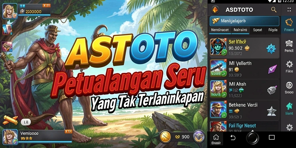 Tangkapan layar ASDTOTO menampilkan aksi mendebarkan dalam petualangan seru.