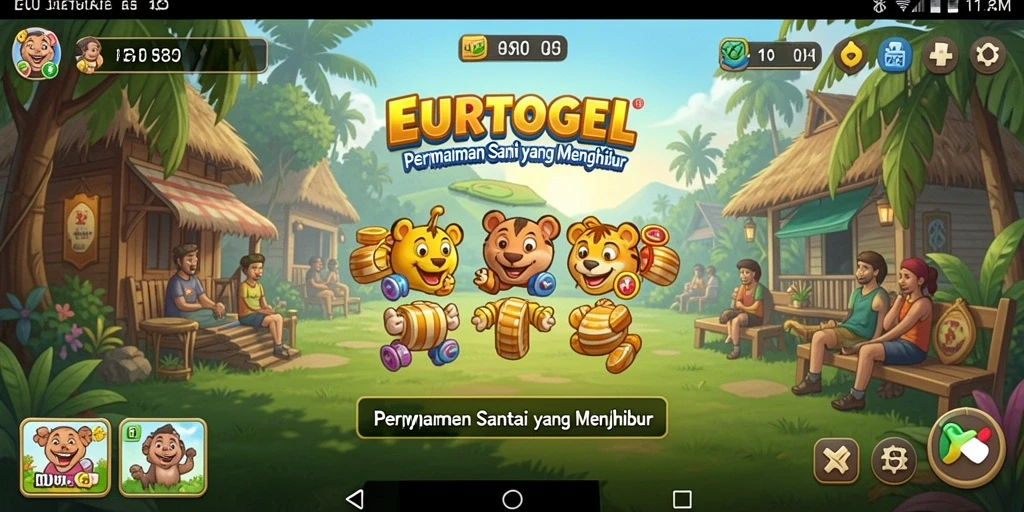 Tampilan gameplay menarik dalam <strong>EUROTOGEL</strong> yang menenangkan.