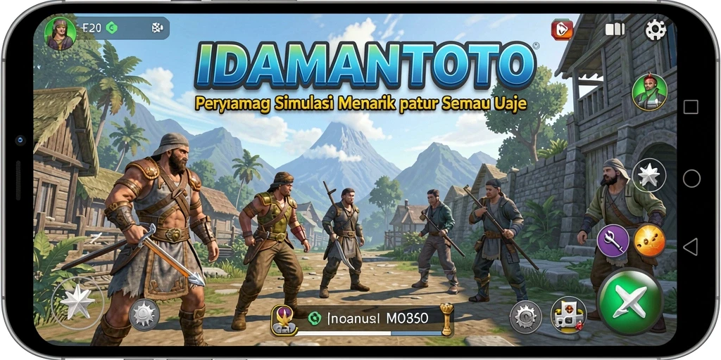 Screenshot gameplay IDAMANTOTO yang menunjukkan elemen simulasi yang menarik.