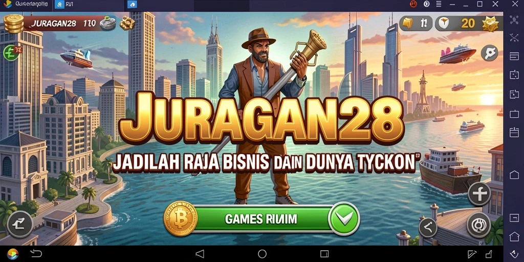 Tampilan gameplay <strong>JURAGAN28</strong> yang menarik dan mendebarkan.