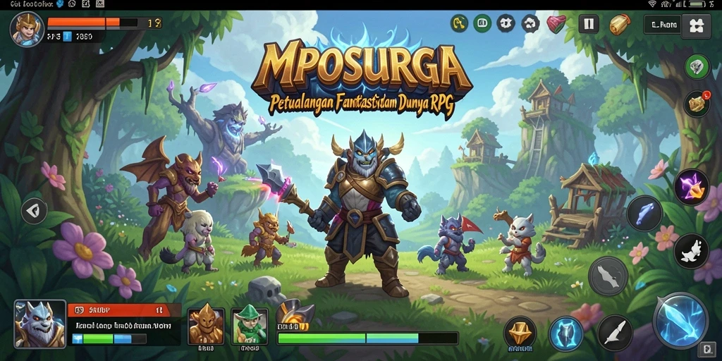 Tampilkan gameplay seru di dunia RPG MPOSURGA.