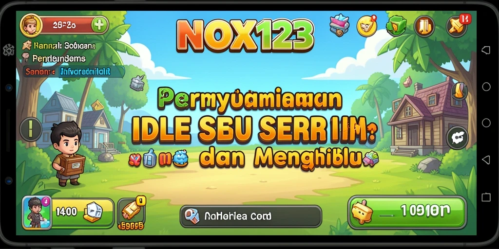 Tampilan gameplay NOX123 yang menarik dalam genre Idle.