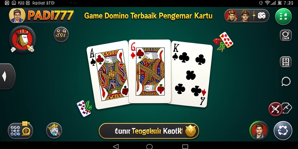 Screenshot PADI777 menampilkan aksi seru gameplay Domino yang mendebarkan.