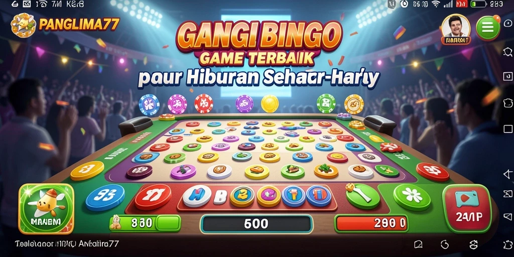Screenshot gameplay PANGLIMA77 yang menampilkan keseruan permainan Bingo.