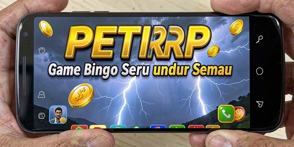 Tampilan menarik dari gameplay Bingo di PETIRRP.