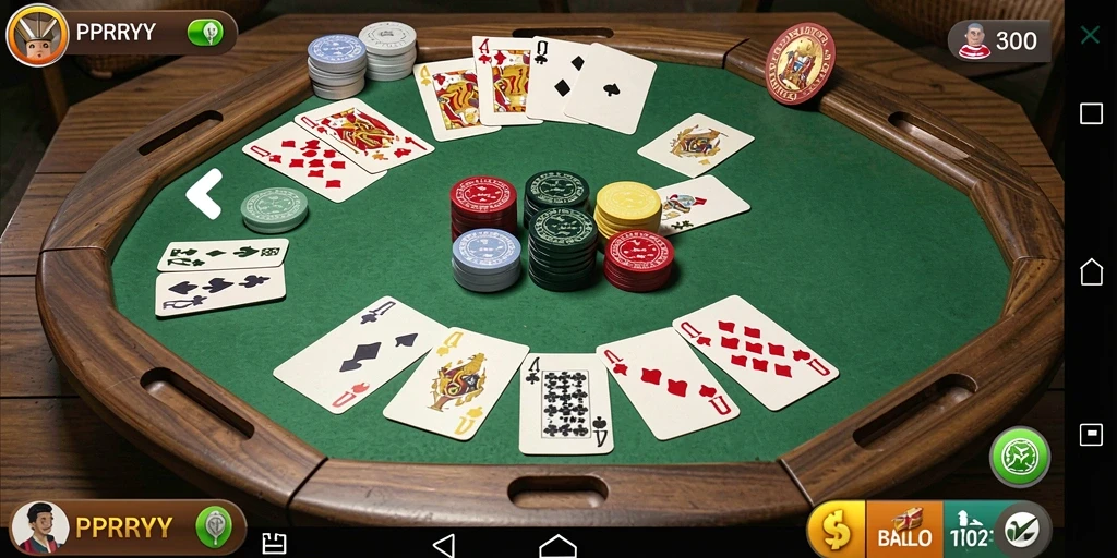 Gameplay PPRRYY menampilkan keseruan bermain Gaple secara online.