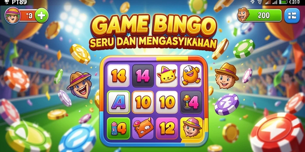 Tampilan gameplay Bingo yang seru dan menantang di PT89.