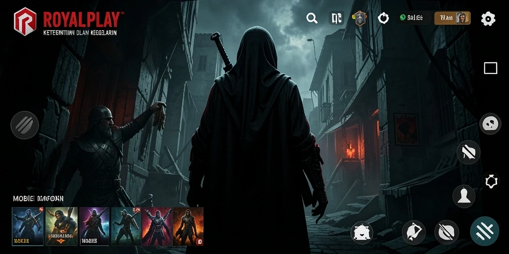 Tampilan gameplay menakutkan di dalam dunia <strong>ROYALPLAY</strong>.