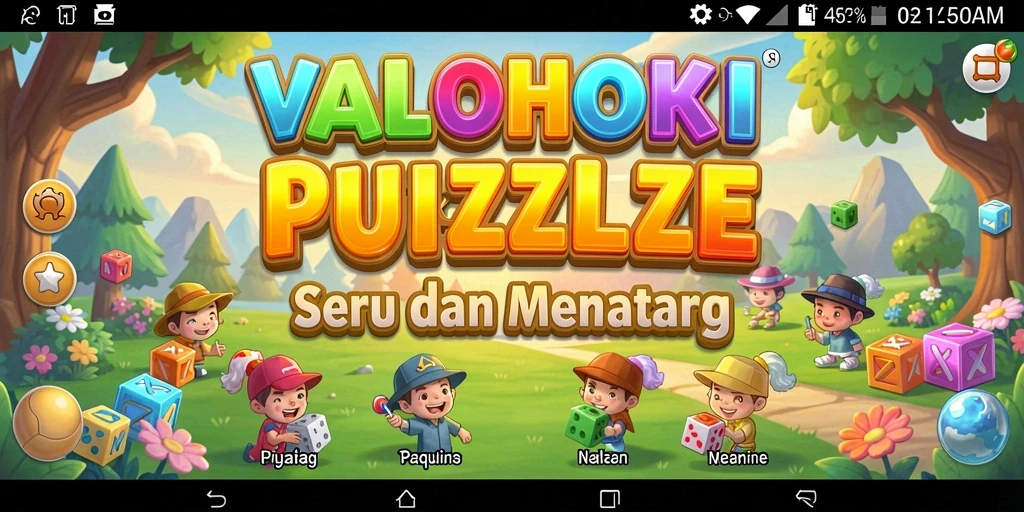 Tampilan gameplay VALOHOKI yang menantang dan menarik.