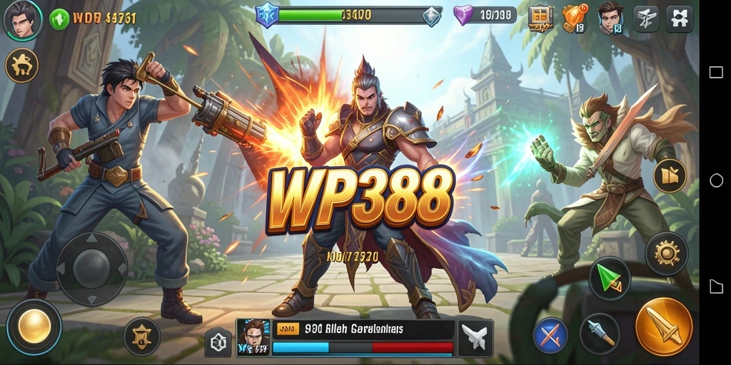 Gameplay WP888 yang menarik dan mendalam.