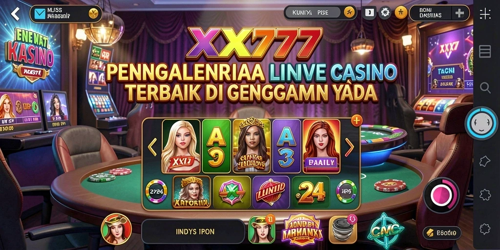 Tampilan gameplay Live Casino yang menarik dan interaktif.